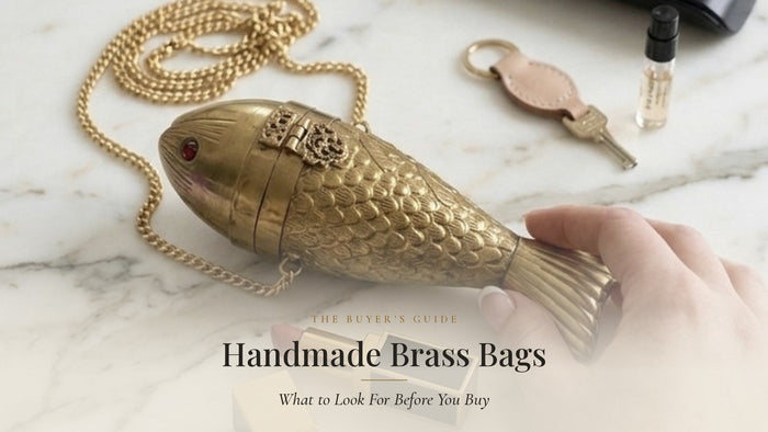 The Complete Guide to Handmade Brass Bags — Gullye Journal banner