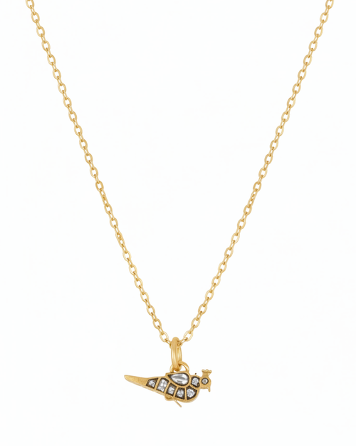 Gilded Finch Pendant