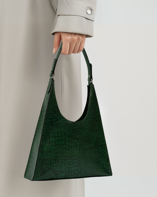 Forest Crest Tote in Emerald Shadow