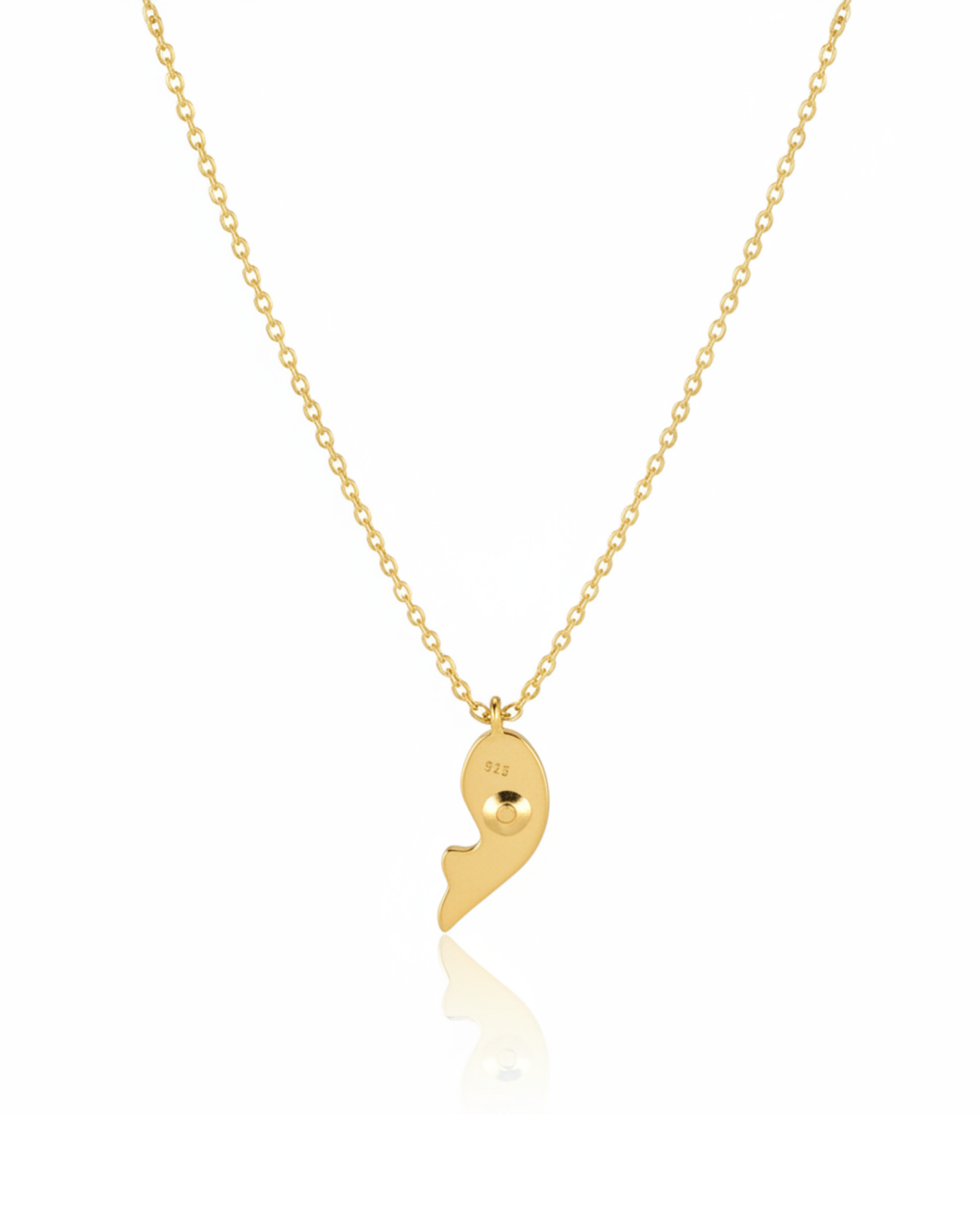 Royal Indigo Koi Pendant, three-quarter view