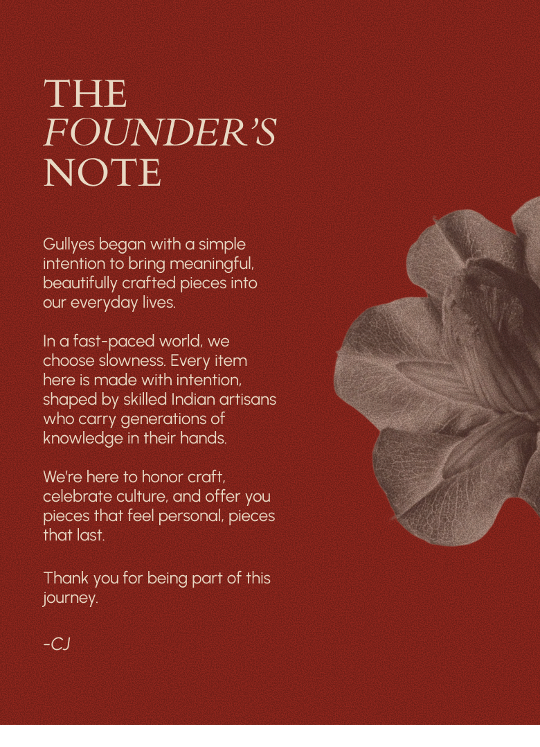 A note from our founder