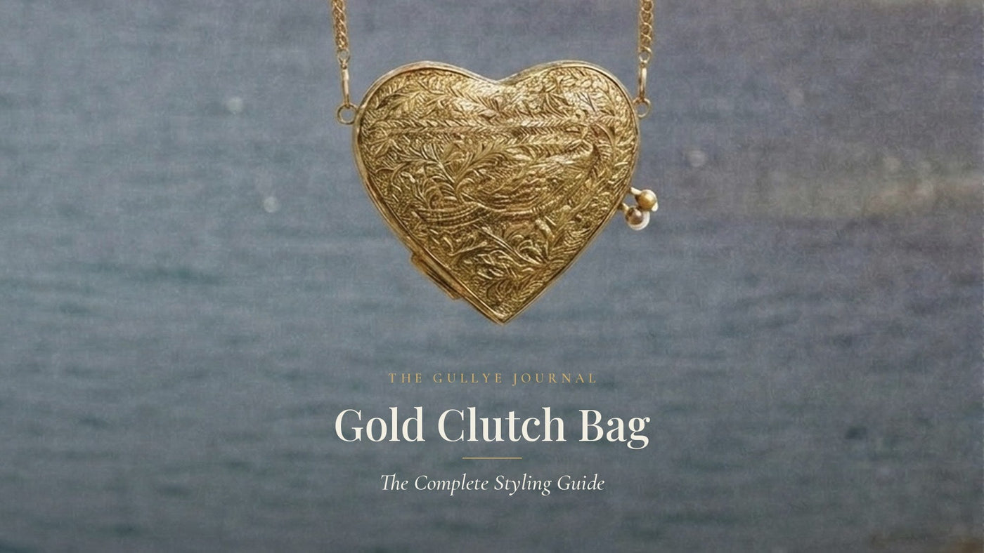 Gold Clutch Bag: The Complete Styling Guide — Gullye Journal banner