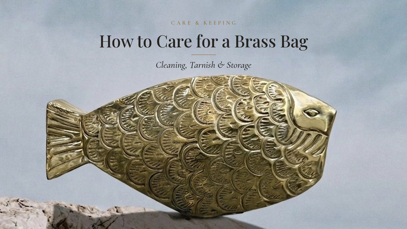 How to Care for a Brass Bag — Gullye Journal banner