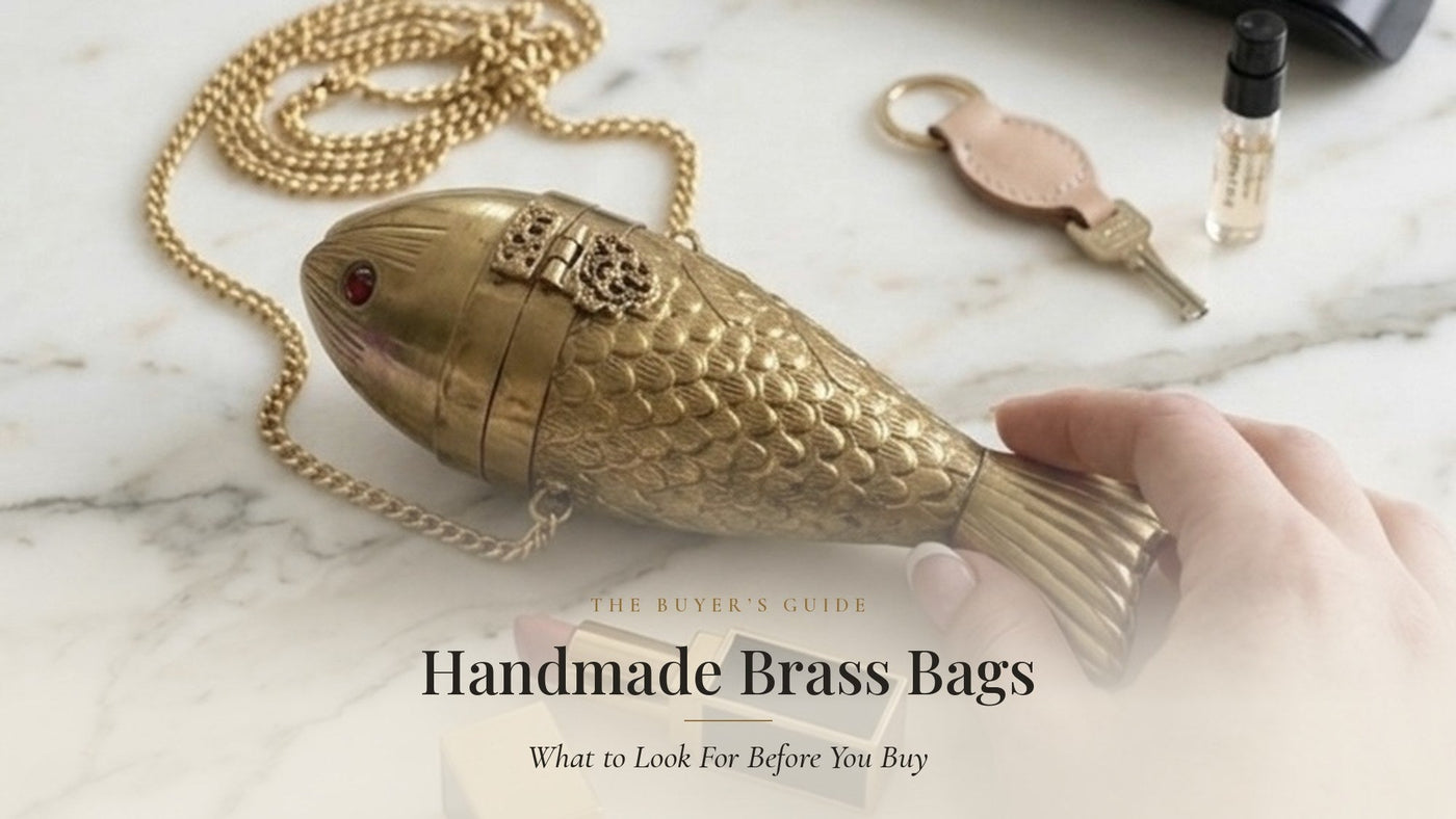 The Complete Guide to Handmade Brass Bags — Gullye Journal banner