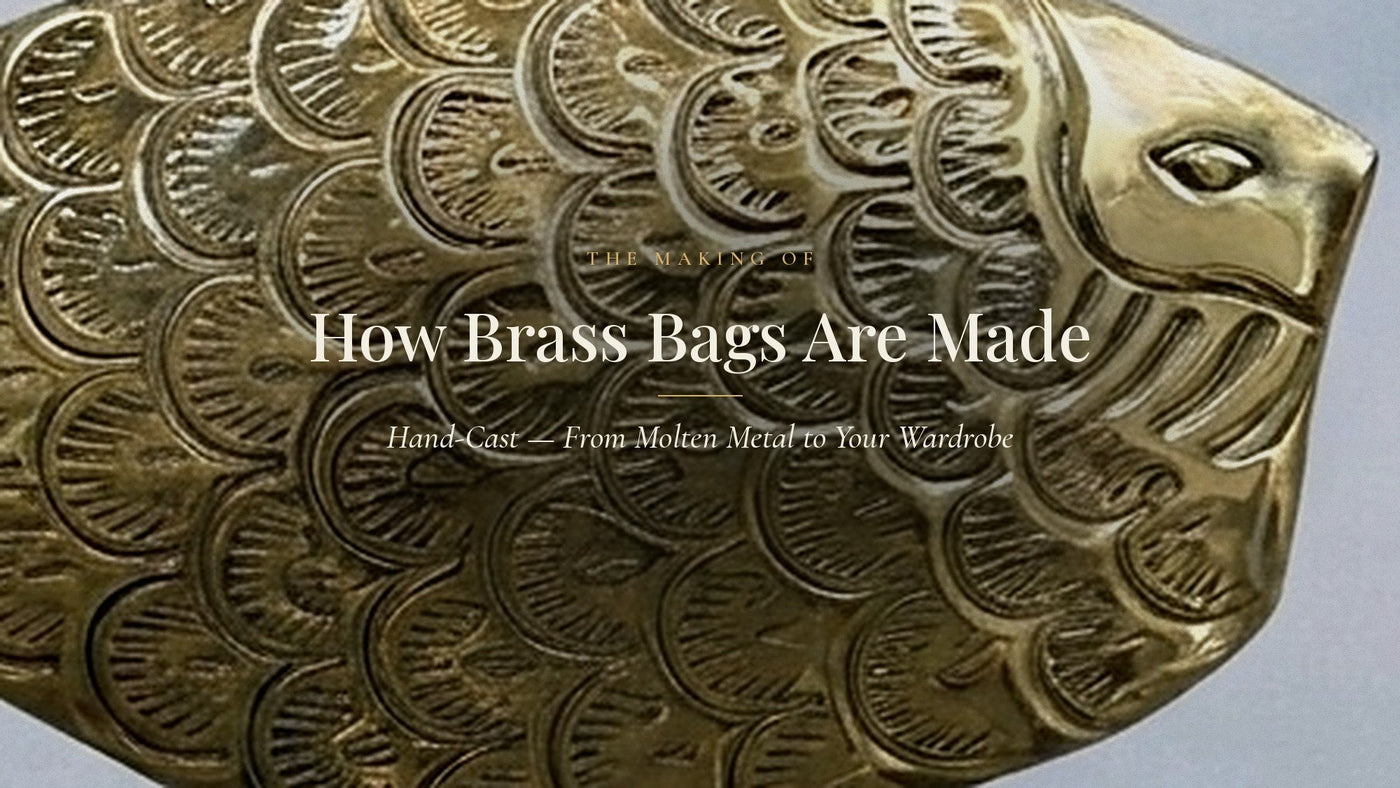 How Hand-Cast Brass Bags Are Made — Gullye Journal banner