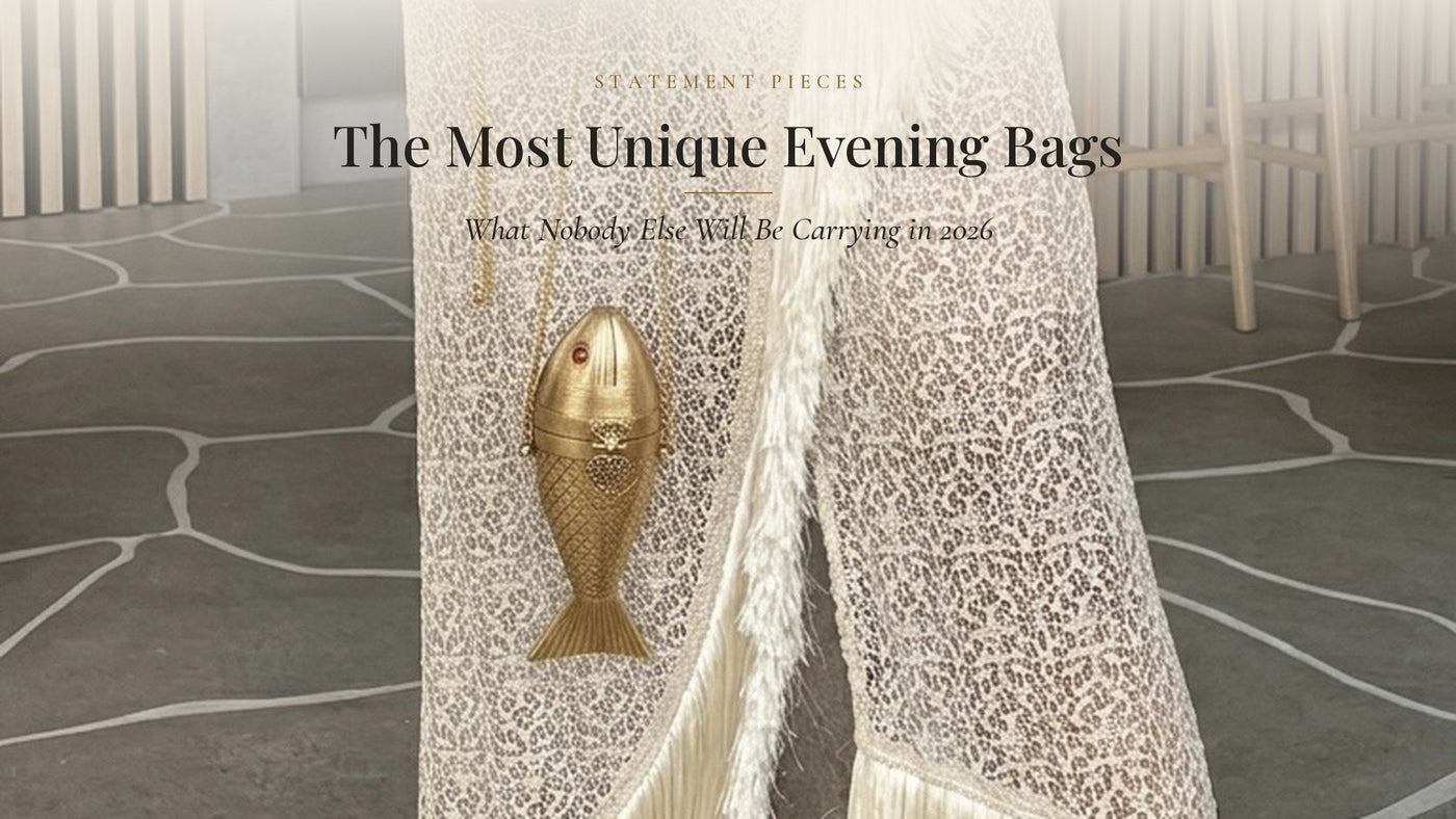 The Most Unique Evening Bags for 2026 — Gullye Journal banner