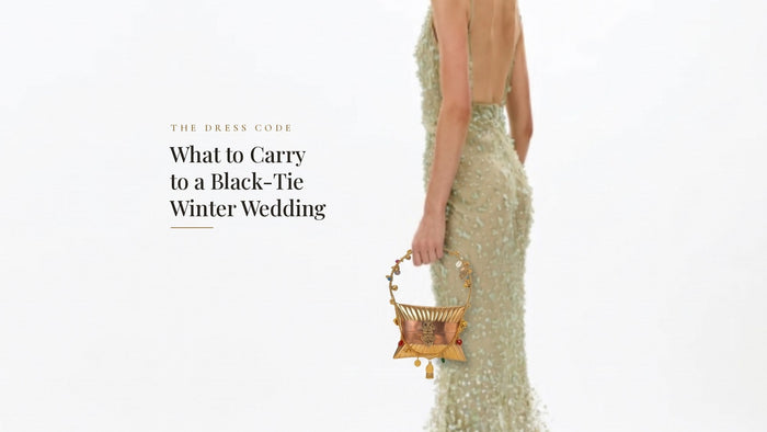 What to Carry to a Black-Tie Winter Wedding