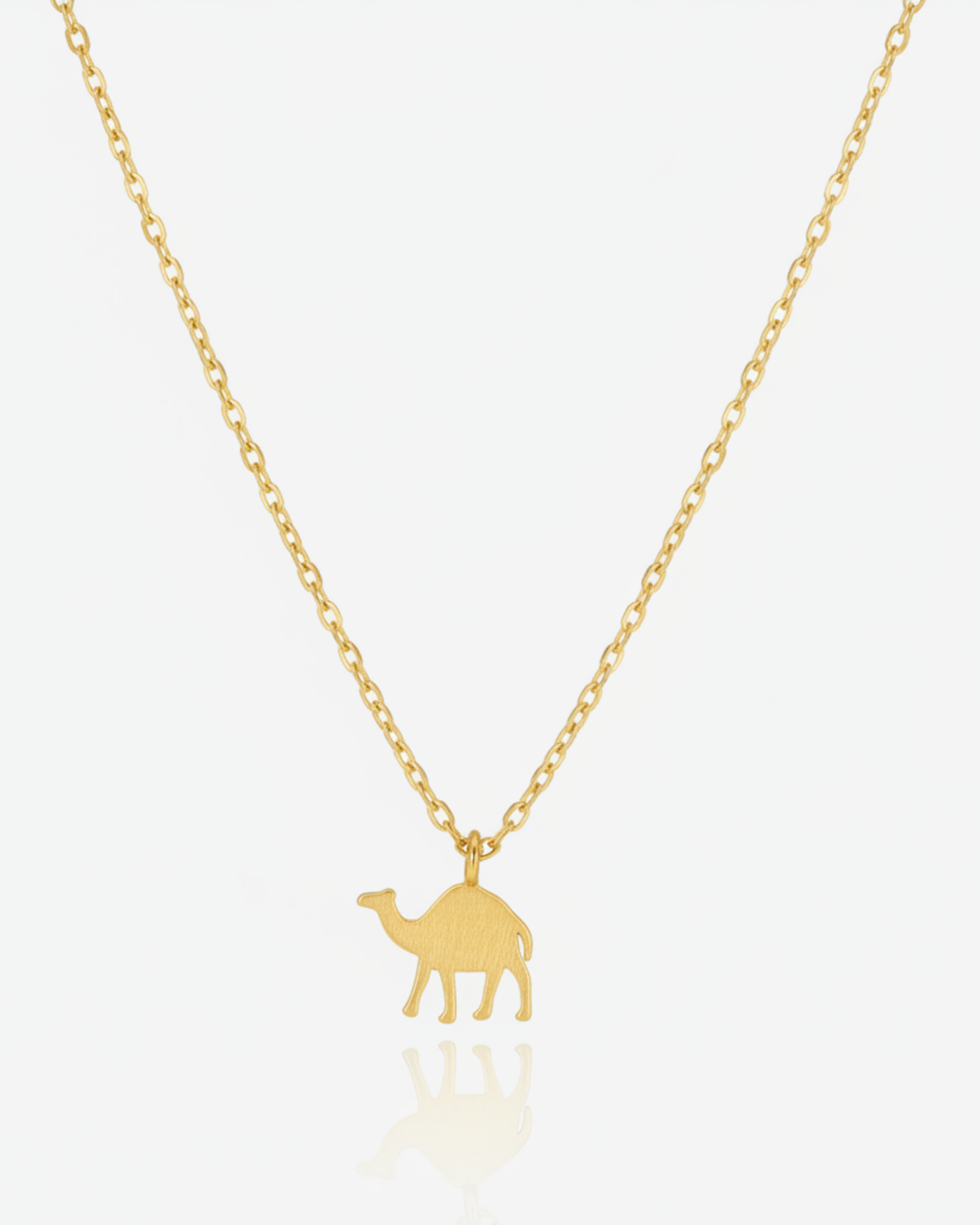 The Nomad Camel Pendant, three-quarter view