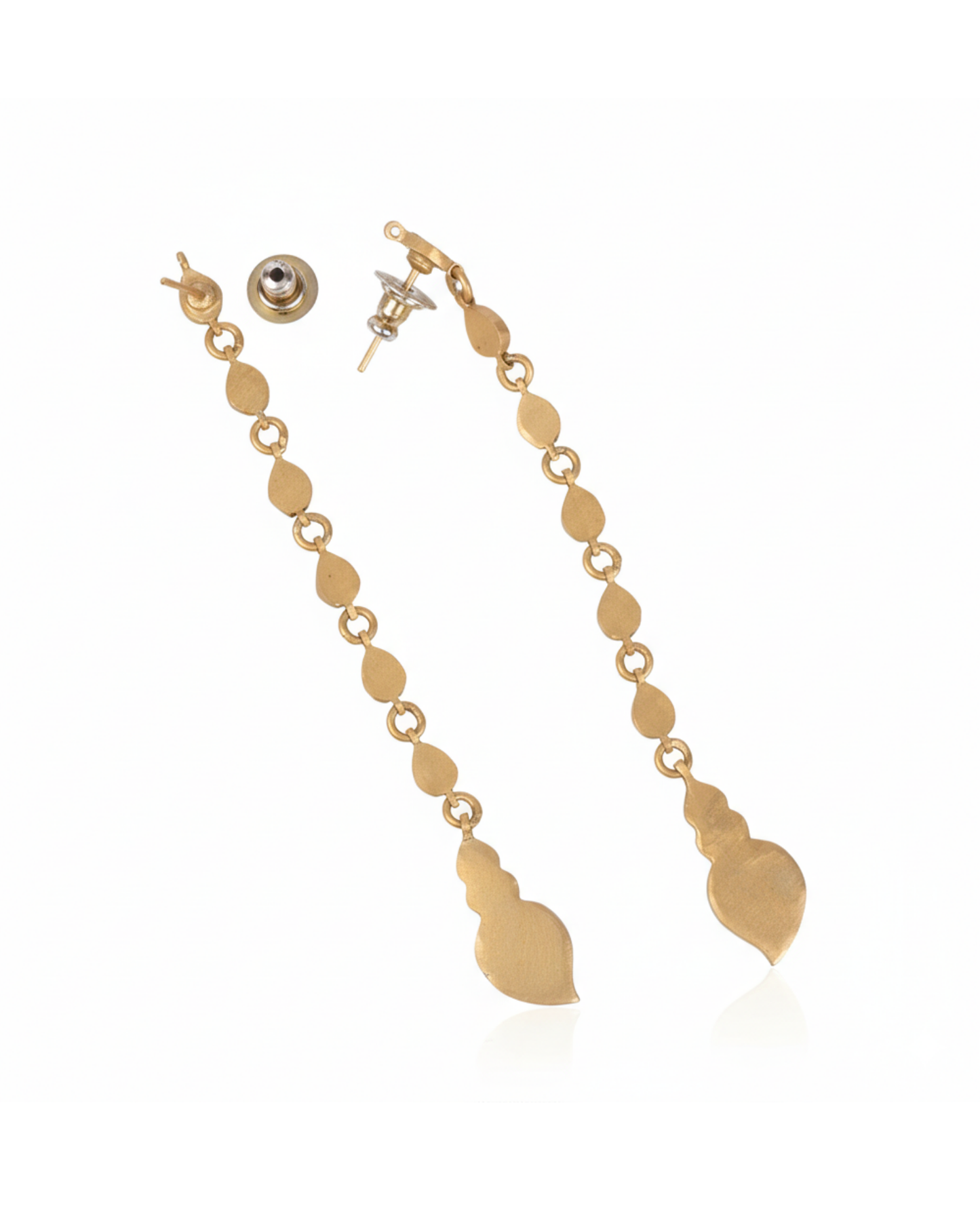 The Emerald-Tip Cascade Earrings