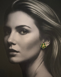Jasmine (Mogra) Emerald Studs